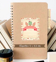 Etiquetas Escolares Editables Helados Shabby