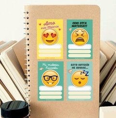 Etiquetas Emojis Editables Imprimibles en internet