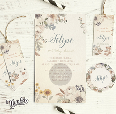 tarjetas para imprimir baby shower nursery 