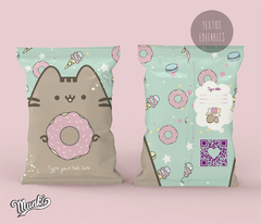 Bolsa Chip Bag Gato Kawaii PDF con Textos Editables