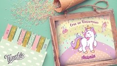 Kit Imprimible Unicornios PERSONALIZADO - comprar online