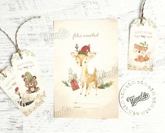 tarjetas y tags imprimibles para navidad