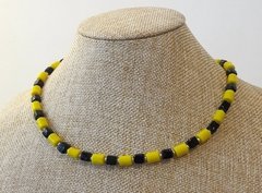 Collar SANTORINI amarillo y negro - comprar online