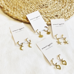 Aros GOLDIE ojitos - comprar online