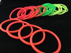PULSERA SILICONA FLUO x6 - comprar online