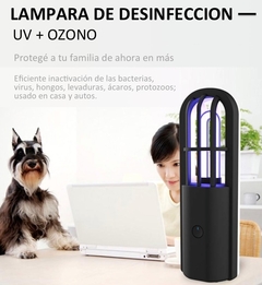 Lámpara Portatil UV + Ozono Desinfectante ¡NUEVO!