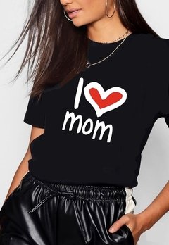 Remera “l love mom” - comprar online