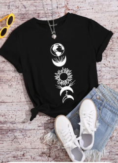 Remera "sol y luna "