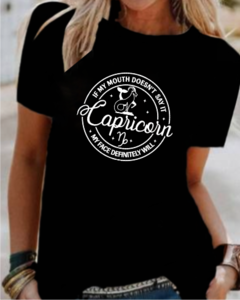 Remera "capricornio" en internet