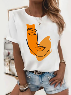 Remera "woman face"