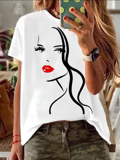 Remera "Woman face"