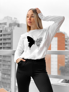 Remera manga larga “Mariposa"