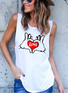 Musculosa "love"