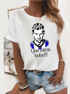 Remera "que miras bobo "