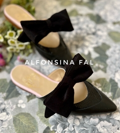 slipper vera negro - comprar online