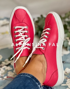 zapatilla Lala coral - Alfonsina Fal