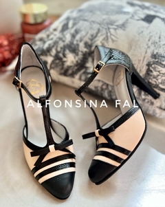 Matilde off white y negro - Alfonsina Fal