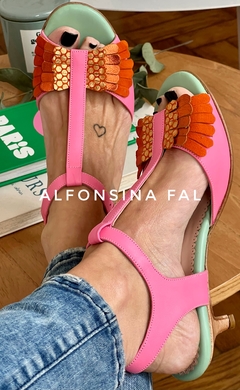 4439 chicle y naranja - Alfonsina Fal