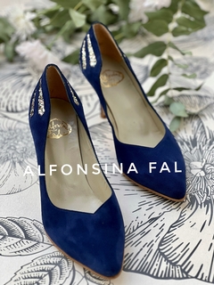 6B21 stiletto Kara azul