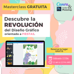 Masterclass Diseñá con CANVA - Gratis - Anotate!