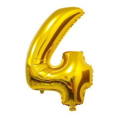 Globos Números Gigante Dorado - Más cancheras - Celebramos el diseño - 