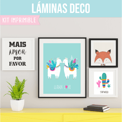 KIT IMPRIMIBLE - LÁMINAS DECO CUADROS - - comprar online