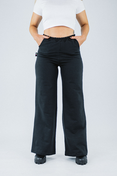 JOGGIN WIDE LEG NEGRO - comprar online