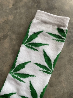 MEDIAS WEED BLANCAS - comprar online