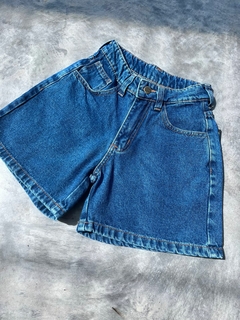 SHORT MOM 2 BLUE