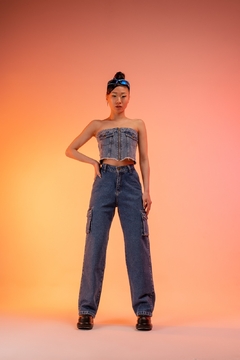 TOP DENIM - comprar online