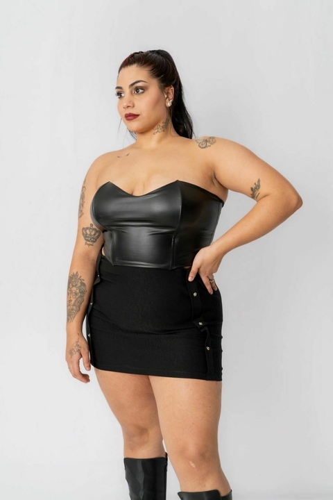 CORSET GALA NEGRO ENGOMADO