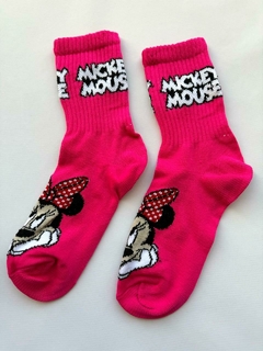 MEDIAS MICKEY FUCSIA