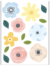 Vinilo Flores Pastel - comprar online