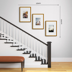 O Trio Nas Escadas - Foto Decor - Fotografia - 170x102cm