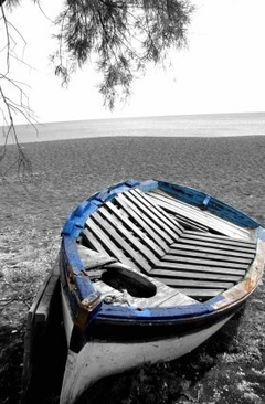 Barco, Santorini, Grécia