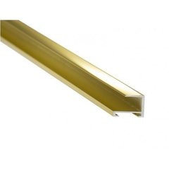 Moldura de Aluminio - Dourado Brilhante - Quadros Sob Medida Decorativo - comprar online