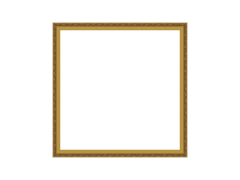 Moldura com Detalhes Entalhado - Moldura Dourada - Quadro Decorativo - comprar online