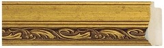Moldura com Detalhes Entalhado - Moldura Dourada - Quadro Decorativo na internet