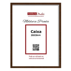 Moldura Pronta Caixa 20x30cm Madeira - Premium