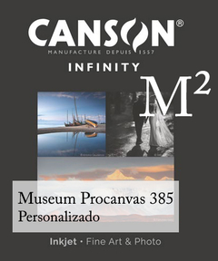 Impressão Fine Art M² e Personalizado - Canson® Museum ProCanvas 385 - Tela 100% Algodão