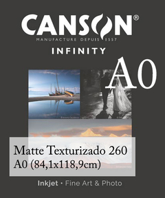 Impressão A0 - Canson® Infinity Matte Texturizado 260 - Papel Fotográfico - Texturizado