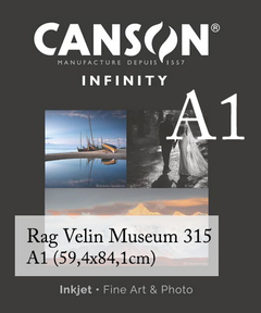 Impressão Fine Art A1 - Canson® Infinity Rag Velin Museum 315 - Papel Algodão