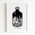 mini art print collect memories botella