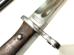 BAYONETA Alemana de Carabina Mauser Chileno 1895 ORIGINAL