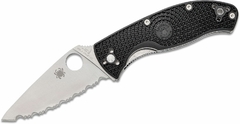 SPYDERCO C122SBK Navaja TENACIOUS Lightweight Dentada ORIGINAL