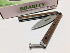 BRADLEY Navaja Mariposa Balisong KIMURA Coyote MADE IN USA