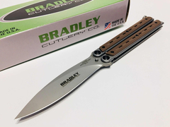 BRADLEY Navaja Mariposa Balisong KIMURA Coyote MADE IN USA