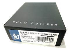 KAI SHUN Cuchillo Chef Sushi SORA Serrated Utility 14cm MADE IN JAPAN