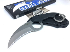 COLD STEEL 39FKS Cuchillo Karambit DOUBLE AGENT I Dentado Acero AUS-8A