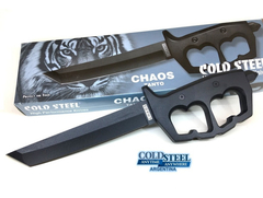 COLD STEEL 80NT Cuchillo Manopla CHAOS TANTO Acero SK-5